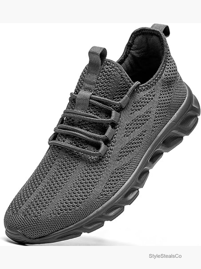 Mesh Running Shoes Breathable Lightweight Walking Sneakers For Gym